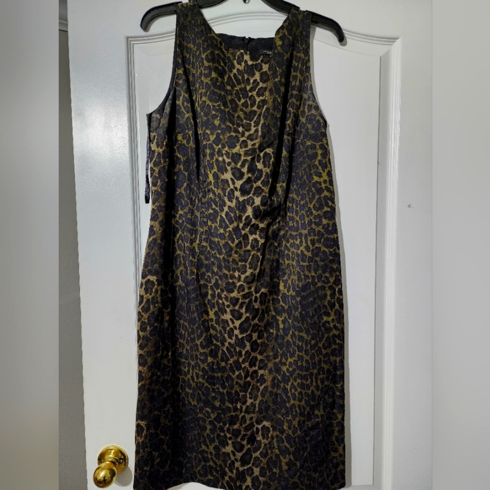 Ann Taylor Size 14 leopard print Dress